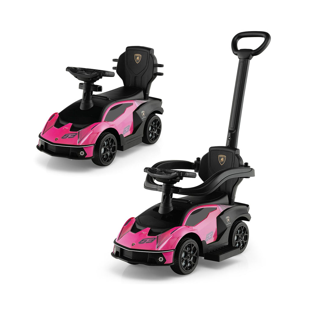 Kids Licensed Lamborghini Ride on Car with Push Handle